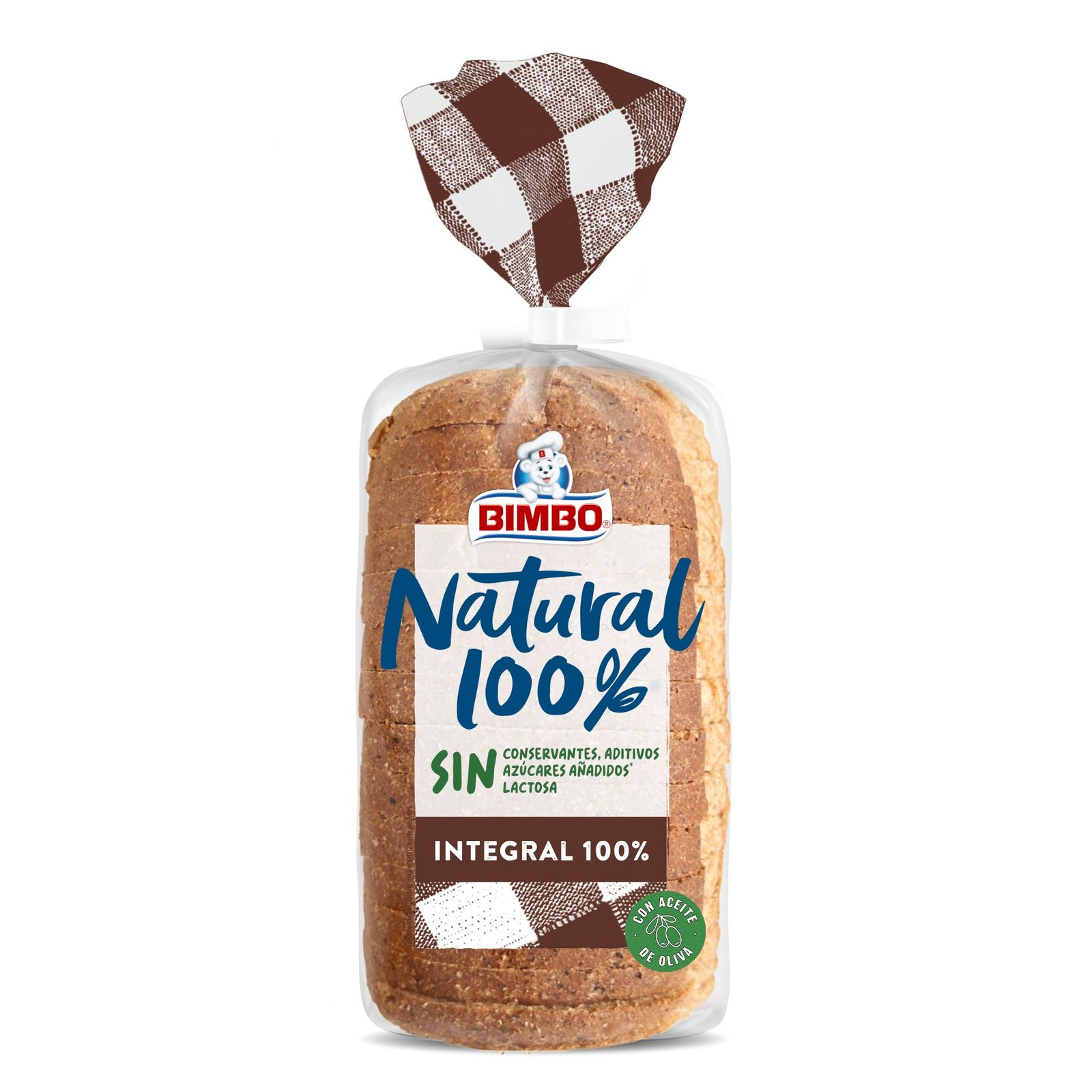 PAN BIMBO NATURAL 100% INTEGRAL 450G | La tienda Online de Unide