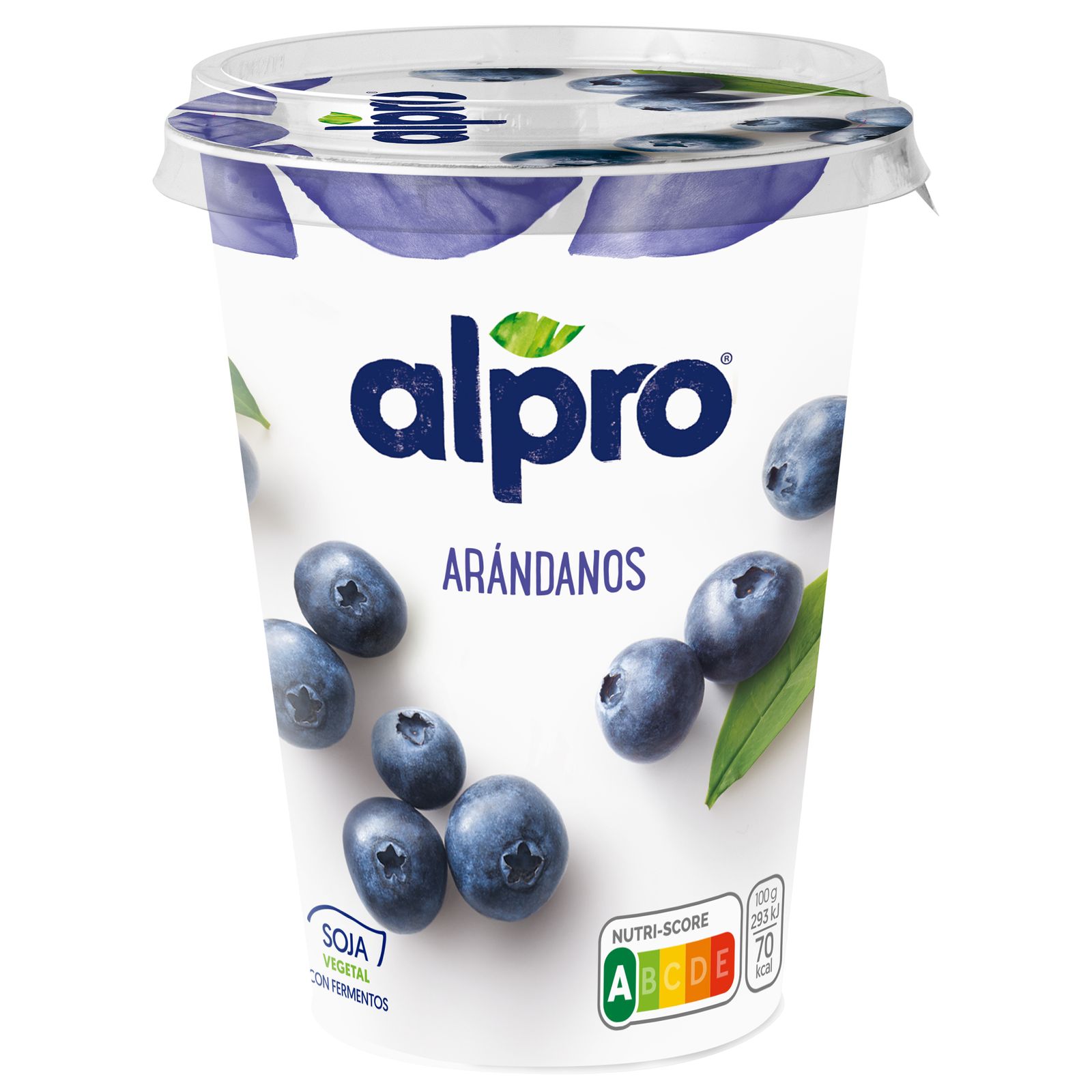 YOGUR ALPRO NATURAL ARANDANOS 500G La tienda Online de Unide